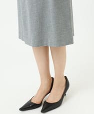 F6HDD01230 MICHEL KLEIN(小さいサイズ)(メゾン ドゥ サンク) [小さいサイズ][セットアップ対応]セミフレアSK グレー