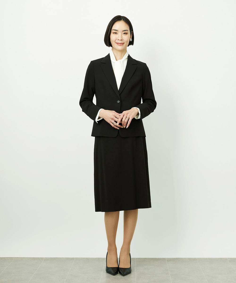 F6HDD01230 MICHEL KLEIN(小さいサイズ)(メゾン ドゥ サンク) [小さいサイズ][セットアップ対応]セミフレアSK グレー