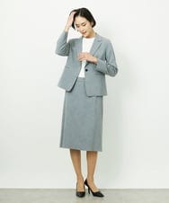 F6HDD01230 MICHEL KLEIN(小さいサイズ)(メゾン ドゥ サンク) [小さいサイズ][セットアップ対応]セミフレアSK グレー