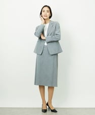 F6HDD01230 MICHEL KLEIN(小さいサイズ)(メゾン ドゥ サンク) [小さいサイズ][セットアップ対応]セミフレアSK グレー