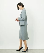 F6HDD01230 MICHEL KLEIN(小さいサイズ)(メゾン ドゥ サンク) [小さいサイズ][セットアップ対応]セミフレアSK グレー