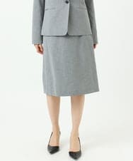 F6HDD01230 MICHEL KLEIN(小さいサイズ)(メゾン ドゥ サンク) [小さいサイズ][セットアップ対応]セミフレアSK グレー