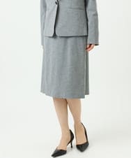 F6HDD01230 MICHEL KLEIN(小さいサイズ)(メゾン ドゥ サンク) [小さいサイズ][セットアップ対応]セミフレアSK グレー