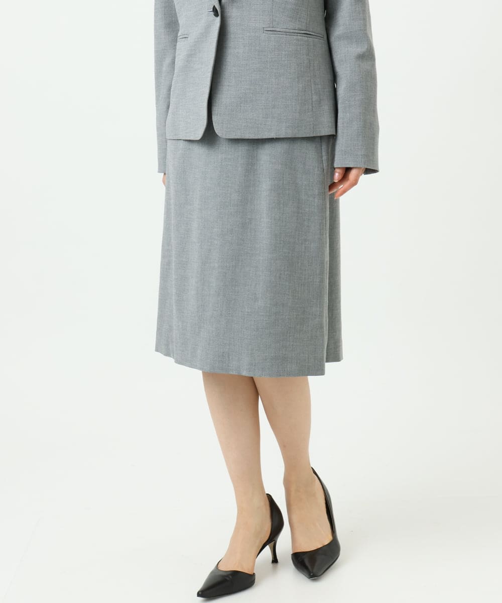 F6HDD01230 MICHEL KLEIN(小さいサイズ)(メゾン ドゥ サンク) [小さいサイズ][セットアップ対応]セミフレアSK グレー