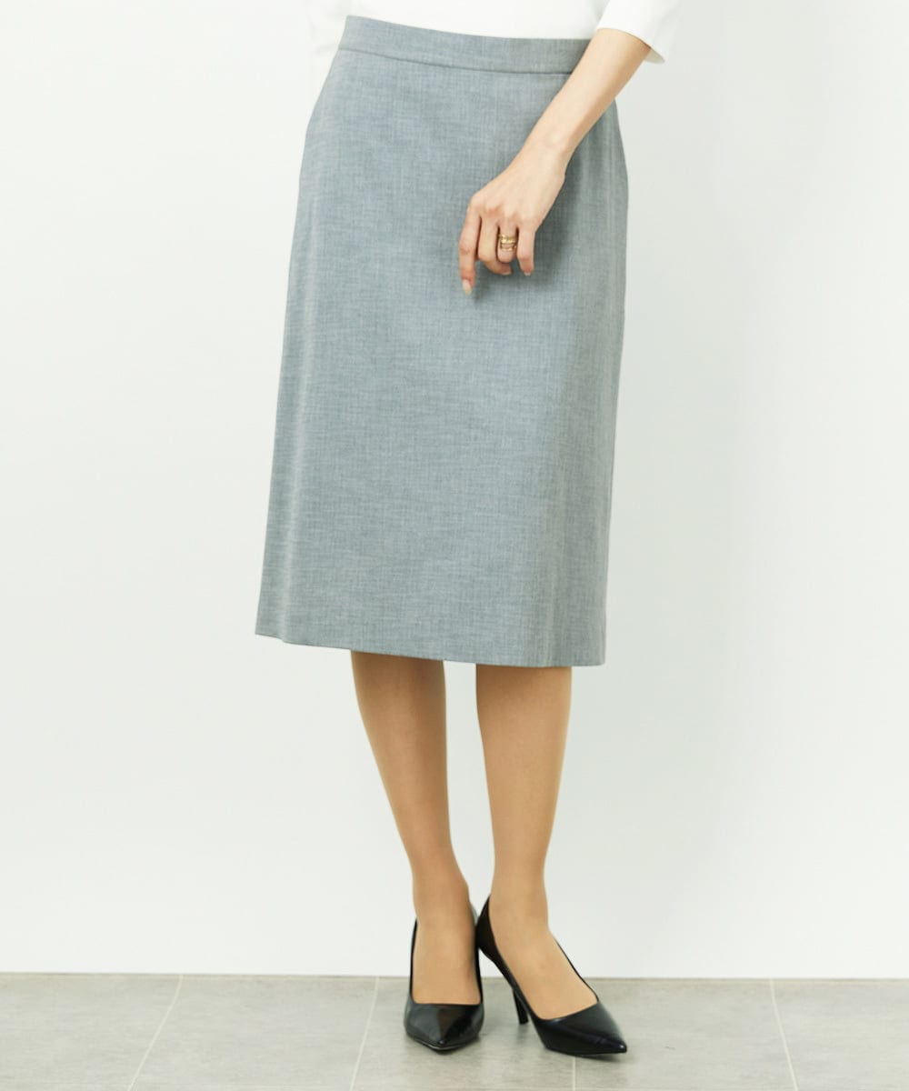 F6HDD01230 MICHEL KLEIN(小さいサイズ)(メゾン ドゥ サンク) [小さいサイズ][セットアップ対応]セミフレアSK グレー