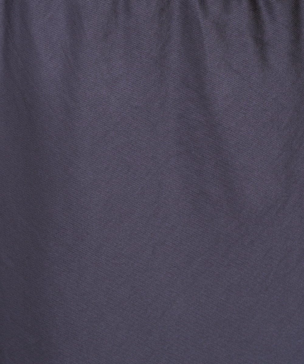 F6HDD04230 MICHEL KLEIN(小さいサイズ)(メゾン ドゥ サンク) [小さいサイズ][コージーボトム]ヴィンテージサテンスカート ダークグレー