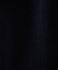 F6HDS01230 MICHEL KLEIN(小さいサイズ)(メゾン ドゥ サンク) [小さいサイズ]ラメツイードセミフレアスカート（セットアップ対応） ネイビー(57)