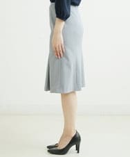F6HDS05200 MICHEL KLEIN(小さいサイズ)(メゾン ドゥ サンク) [小さいサイズ]トリコットカノコマーメイドスカート（セットアップ対応） グレー(92)