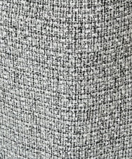 F6HDV01200 MICHEL KLEIN(小さいサイズ)(メゾン ドゥ サンク) [小さいサイズ]ファンシーツイードセミタイトスカート(セットアップ対応) グレー(92)