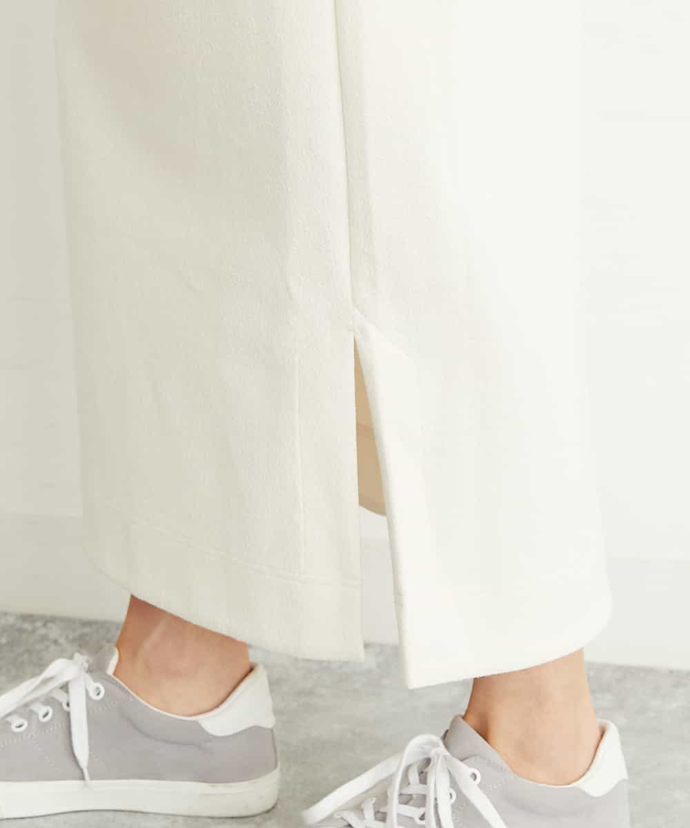 Michel Klein 小さいサイズ メゾン ドゥ サンク セットアップ対応 洗える ブークレーペンシルスカート 小さいサイズ イトキンオンラインストア