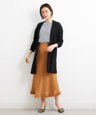 F6HGS41300 MICHEL KLEIN(小さいサイズ)(メゾン ドゥ サンク) [小さいサイズ]フリンジマーメイドスカート アイボリー(80)
