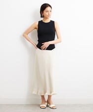 F6HGS41300 MICHEL KLEIN(小さいサイズ)(メゾン ドゥ サンク) [小さいサイズ]フリンジマーメイドスカート アイボリー(80)