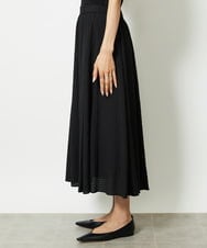 F6HJA05250 MICHEL KLEIN(小さいサイズ)(メゾン ドゥ サンク) ［小さいサイズ］トリオシアーチェックフレアスカート(セットアップ対応) ブラック