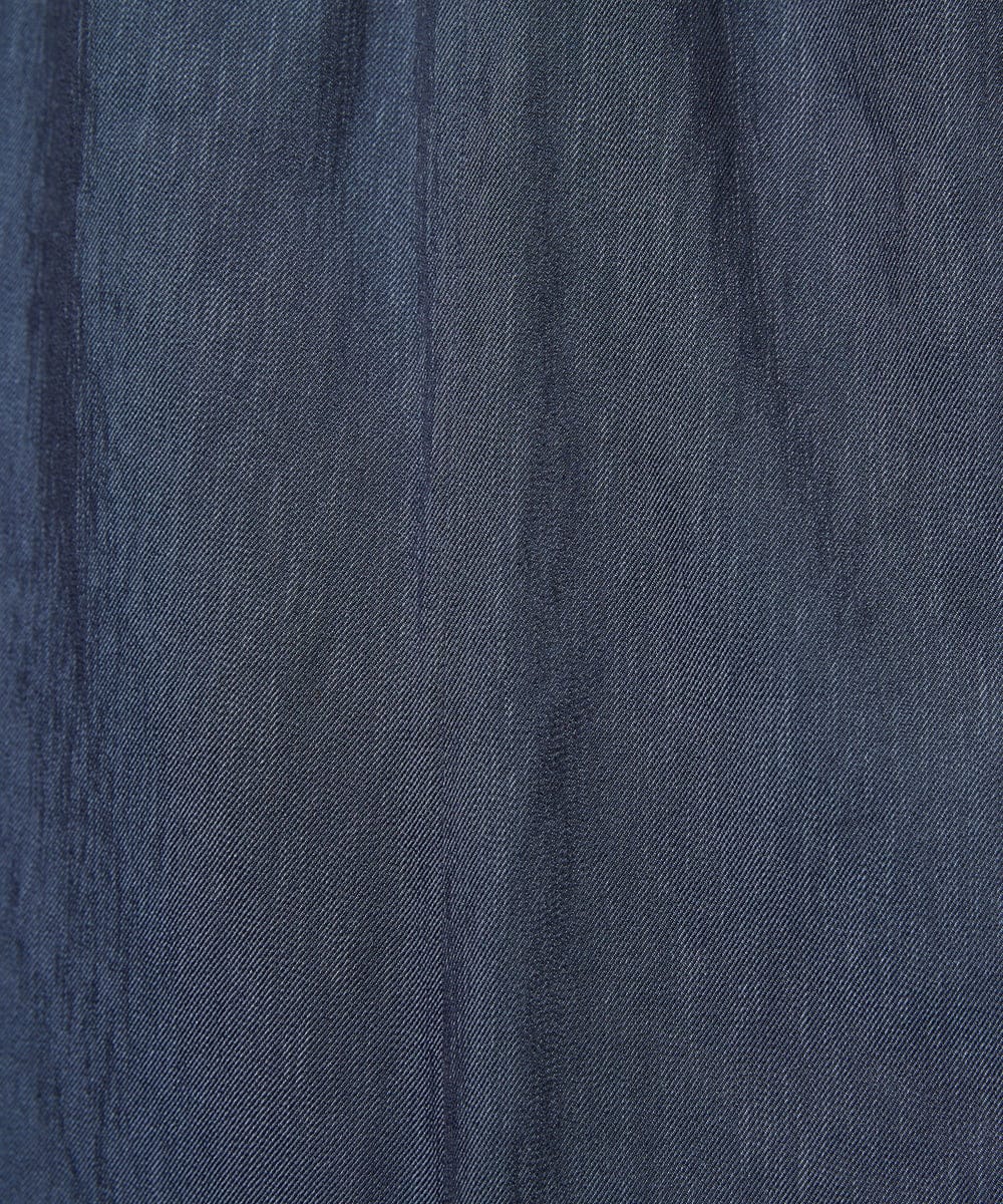 F6HJA08230 MICHEL KLEIN(小さいサイズ)(メゾン ドゥ サンク) ［小さいサイズ］シャンブレーデニムフレアスカート ネイビー