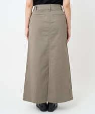F6HJA30200 MICHEL KLEIN(小さいサイズ)(メゾン ドゥ サンク) [小さいサイズ][セットアップ対応]チノAラインスカート カーキ