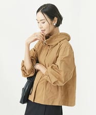 F6JAA01360 MICHEL KLEIN(小さいサイズ)(メゾン ドゥ サンク) [小さいサイズ]オーバーサイズブルゾン(季節の変わりめに) ベージュ