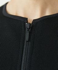 F6JAA21330 MICHEL KLEIN(小さいサイズ)(メゾン ドゥ サンク) [小さいサイズ]シアーメッシュダンボールブルゾン ブラック