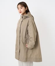 F6JAD12490 MICHEL KLEIN(小さいサイズ)(メゾン ドゥ サンク) [小さいサイズ]キルトライナー付きフードコート ベージュ