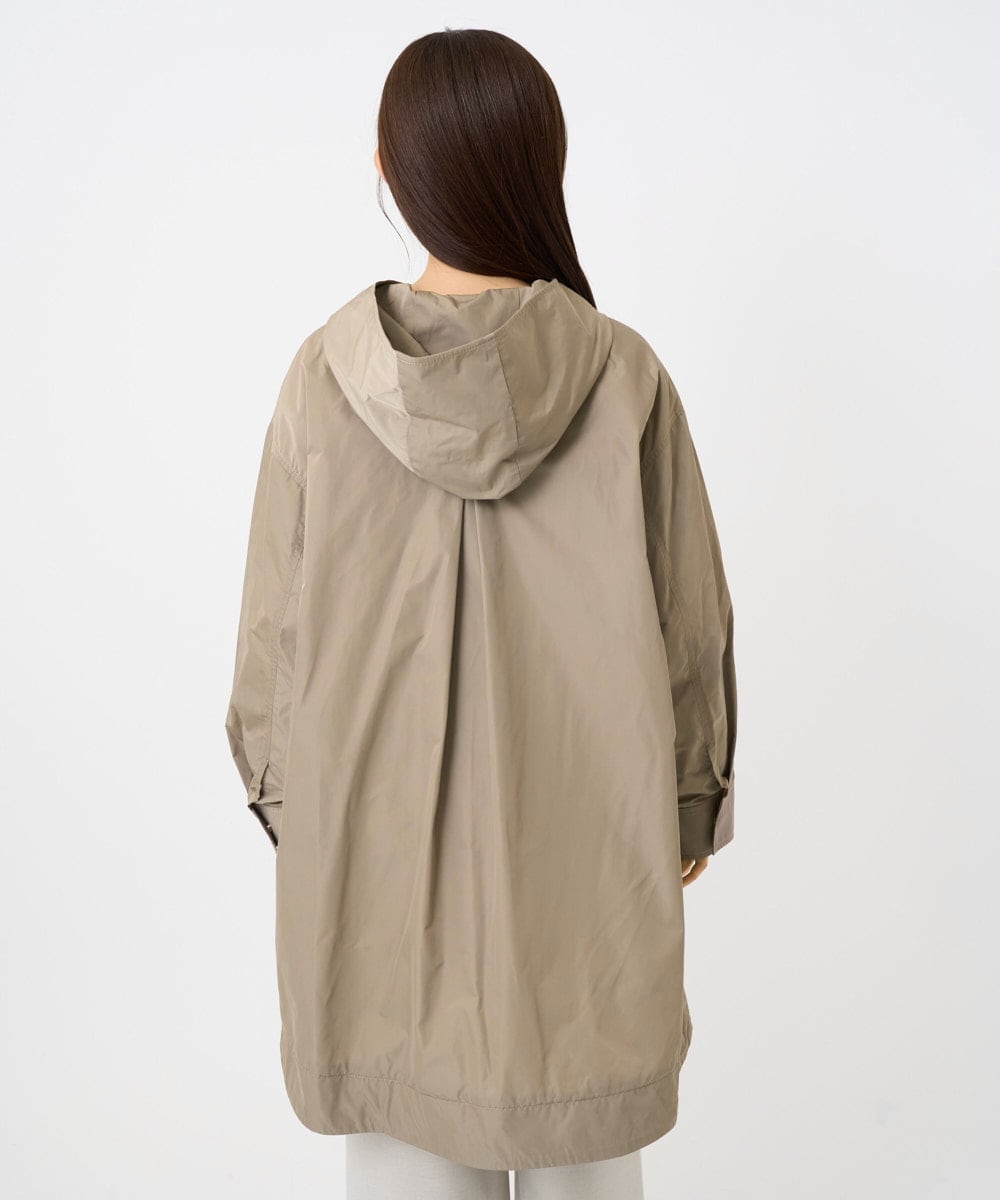 F6JAD12490 MICHEL KLEIN(小さいサイズ)(メゾン ドゥ サンク) [小さいサイズ]キルトライナー付きフードコート ベージュ