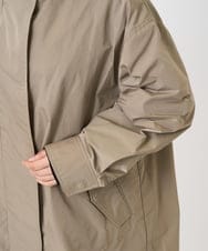 F6JAD12490 MICHEL KLEIN(小さいサイズ)(メゾン ドゥ サンク) [小さいサイズ]キルトライナー付きフードコート ベージュ