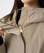 F6JAD12490 MICHEL KLEIN(小さいサイズ)(メゾン ドゥ サンク) [小さいサイズ]キルトライナー付きフードコート ベージュ