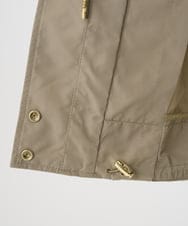 F6JAD12490 MICHEL KLEIN(小さいサイズ)(メゾン ドゥ サンク) [小さいサイズ]キルトライナー付きフードコート ベージュ