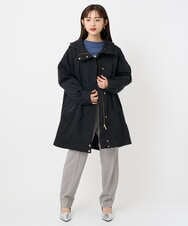 F6JAD12490 MICHEL KLEIN(小さいサイズ)(メゾン ドゥ サンク) [小さいサイズ]キルトライナー付きフードコート ベージュ