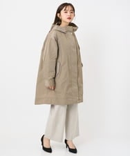 F6JAD12490 MICHEL KLEIN(小さいサイズ)(メゾン ドゥ サンク) [小さいサイズ]キルトライナー付きフードコート ベージュ