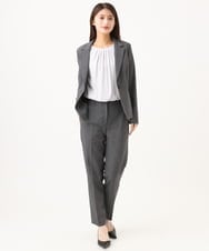 F6JAG03450 MICHEL KLEIN(小さいサイズ)(メゾン ドゥ サンク) 【小さいサイズ】[セットアップ対応]テーラードジャケット グレー