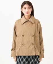 F6JAG04390 MICHEL KLEIN(小さいサイズ)(メゾン ドゥ サンク) 【小さいサイズ】[定番]ダブルショートブルゾン ブラック