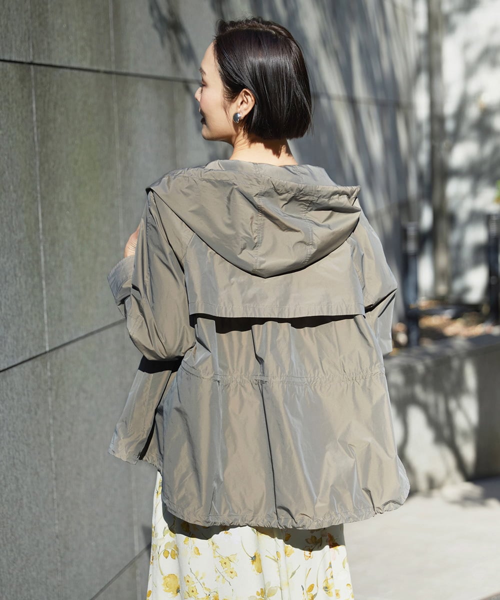 F6JDD05430 MICHEL KLEIN(小さいサイズ)(メゾン ドゥ サンク) [小さいサイズ]ライトマウンテンパーカー カーキ