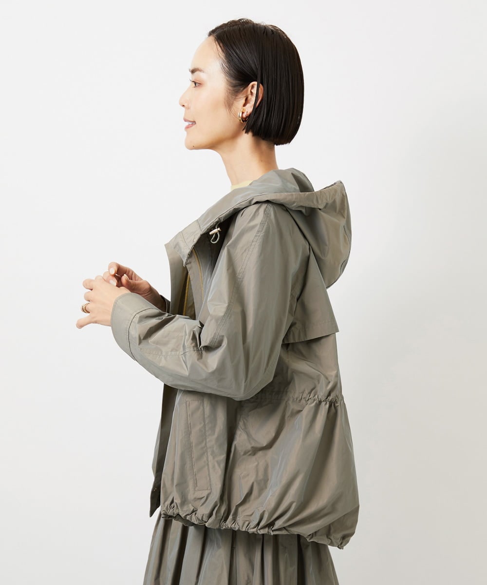 F6JDD05430 MICHEL KLEIN(小さいサイズ)(メゾン ドゥ サンク) [小さいサイズ]ライトマウンテンパーカー カーキ