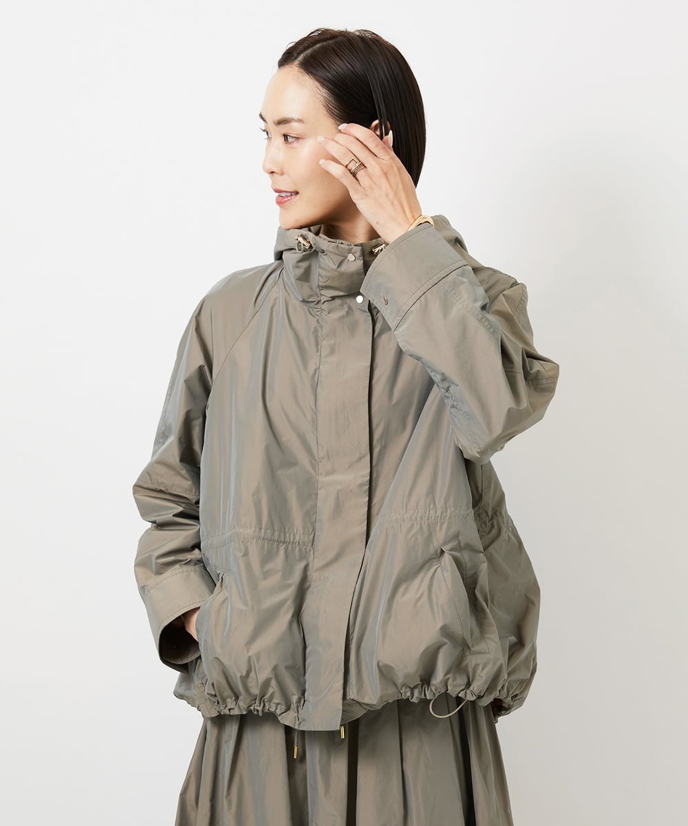 F6JDD05430 MICHEL KLEIN(小さいサイズ)(メゾン ドゥ サンク) [小さいサイズ]ライトマウンテンパーカー カーキ