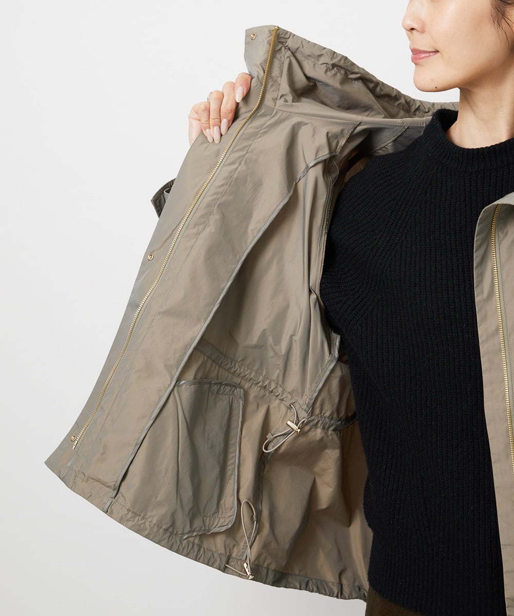 F6JDD05430 MICHEL KLEIN(小さいサイズ)(メゾン ドゥ サンク) [小さいサイズ]ライトマウンテンパーカー カーキ