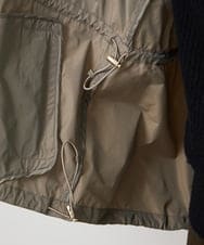 F6JDD05430 MICHEL KLEIN(小さいサイズ)(メゾン ドゥ サンク) [小さいサイズ]ライトマウンテンパーカー カーキ