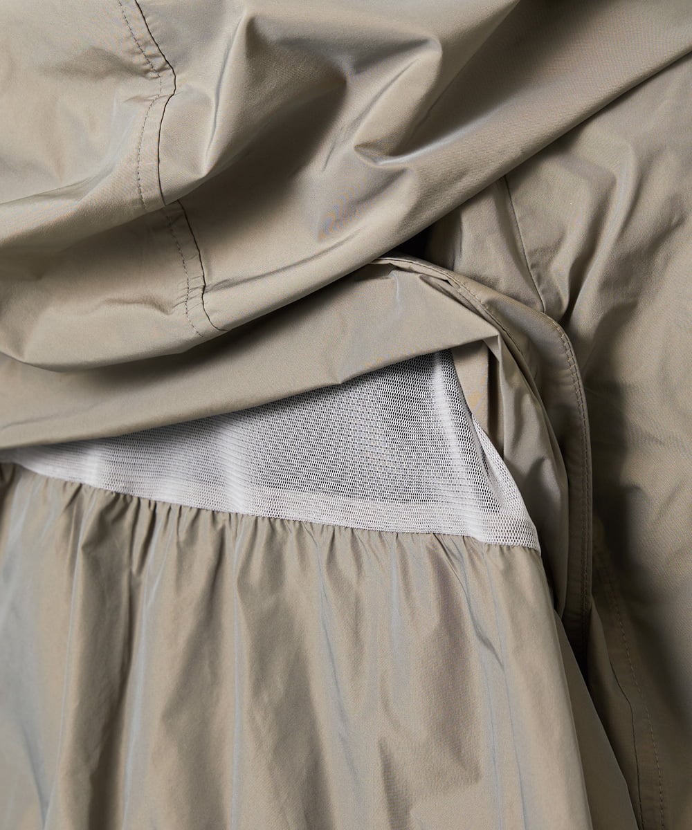 F6JDD05430 MICHEL KLEIN(小さいサイズ)(メゾン ドゥ サンク) [小さいサイズ]ライトマウンテンパーカー カーキ