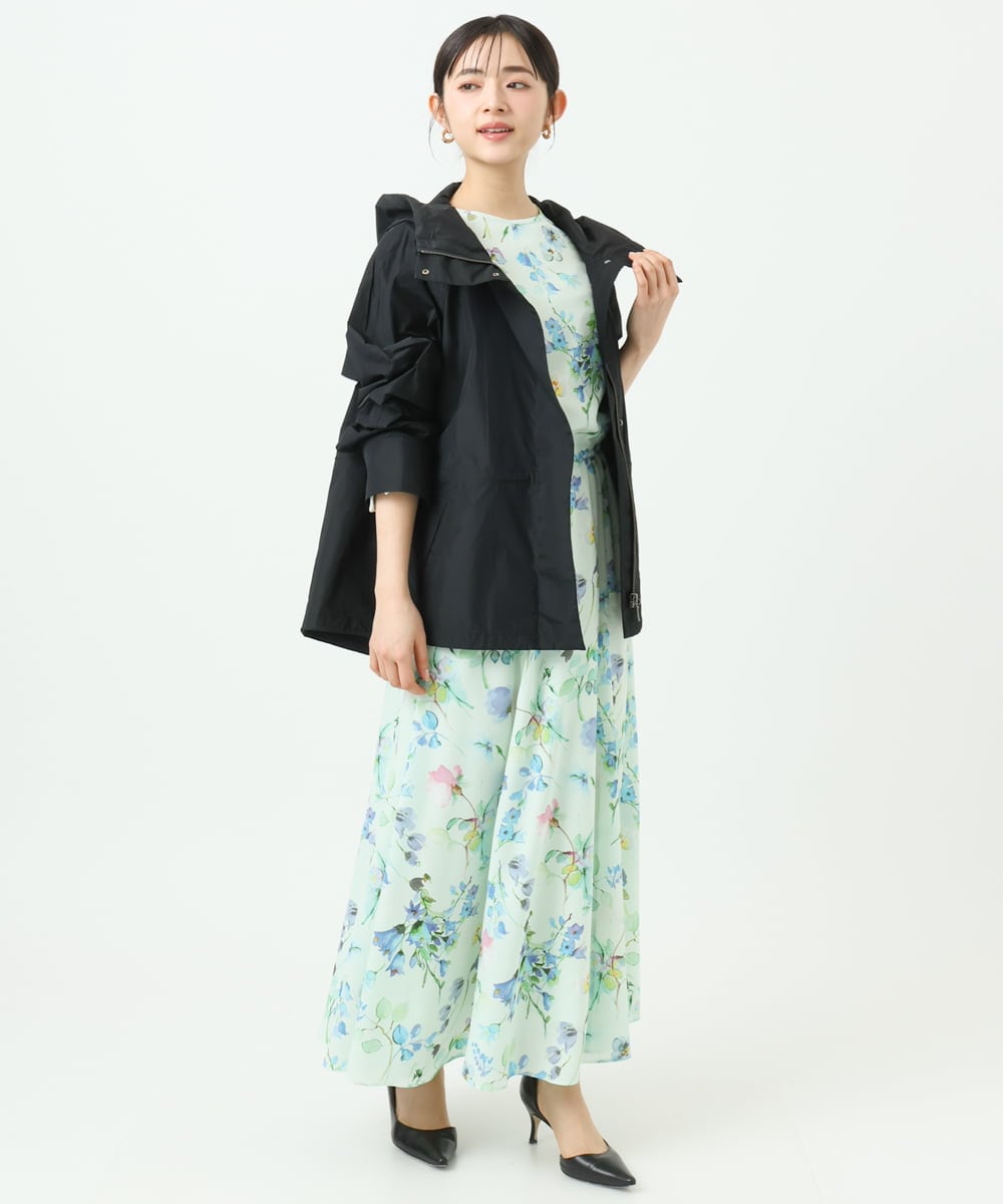 F6JDD05430 MICHEL KLEIN(小さいサイズ)(メゾン ドゥ サンク) [小さいサイズ]ライトマウンテンパーカー カーキ