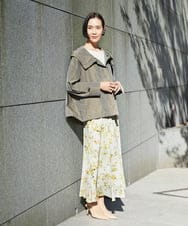 F6JDD05430 MICHEL KLEIN(小さいサイズ)(メゾン ドゥ サンク) [小さいサイズ]ライトマウンテンパーカー カーキ