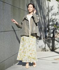 F6JDD05430 MICHEL KLEIN(小さいサイズ)(メゾン ドゥ サンク) [小さいサイズ]ライトマウンテンパーカー カーキ