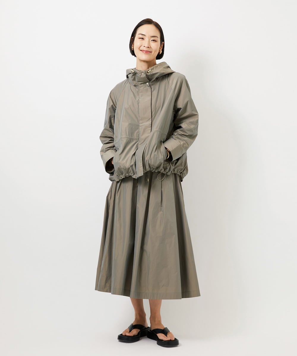 F6JDD05430 MICHEL KLEIN(小さいサイズ)(メゾン ドゥ サンク) [小さいサイズ]ライトマウンテンパーカー カーキ