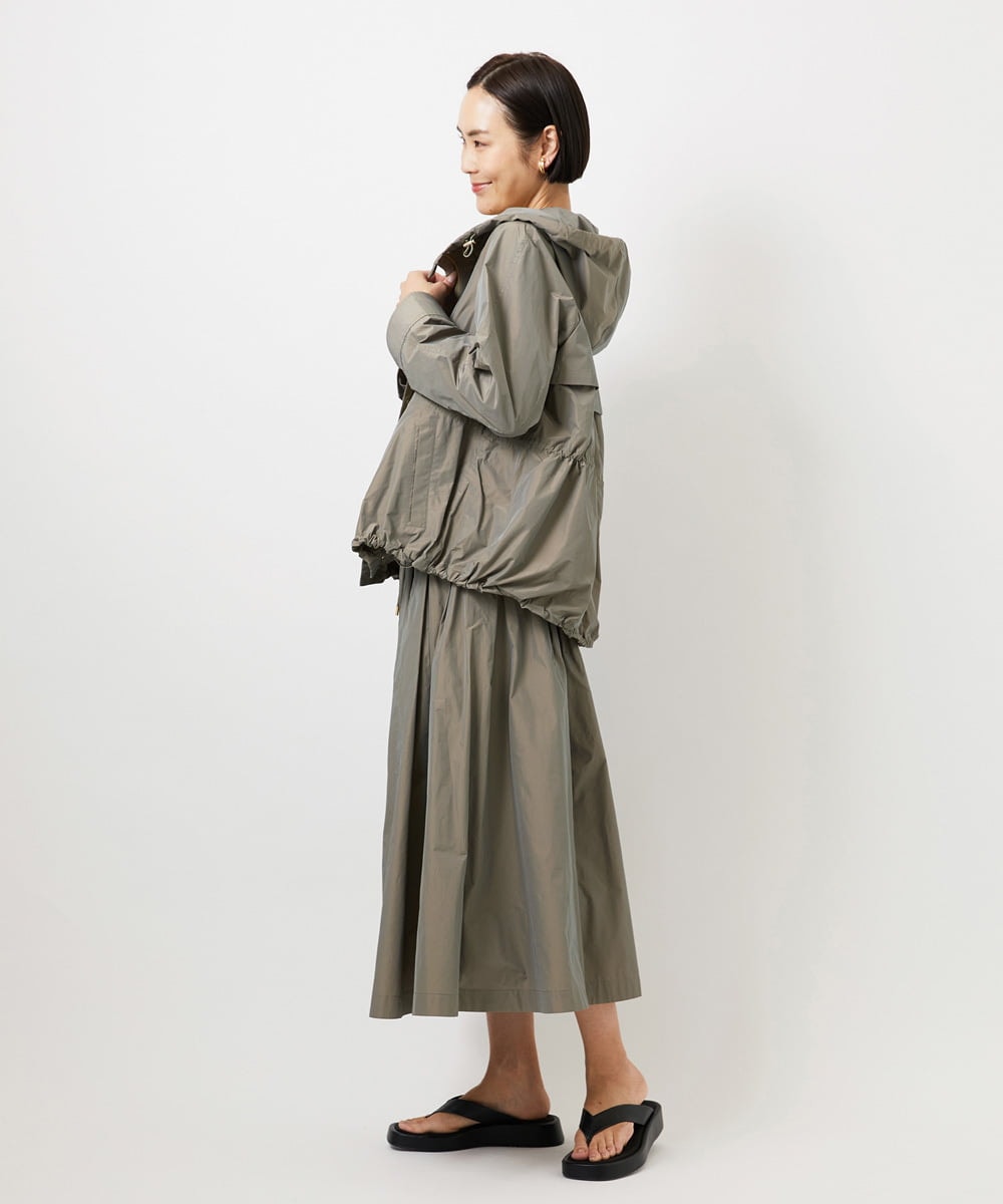 F6JDD05430 MICHEL KLEIN(小さいサイズ)(メゾン ドゥ サンク) [小さいサイズ]ライトマウンテンパーカー カーキ