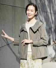 F6JDD05430 MICHEL KLEIN(小さいサイズ)(メゾン ドゥ サンク) [小さいサイズ]ライトマウンテンパーカー カーキ