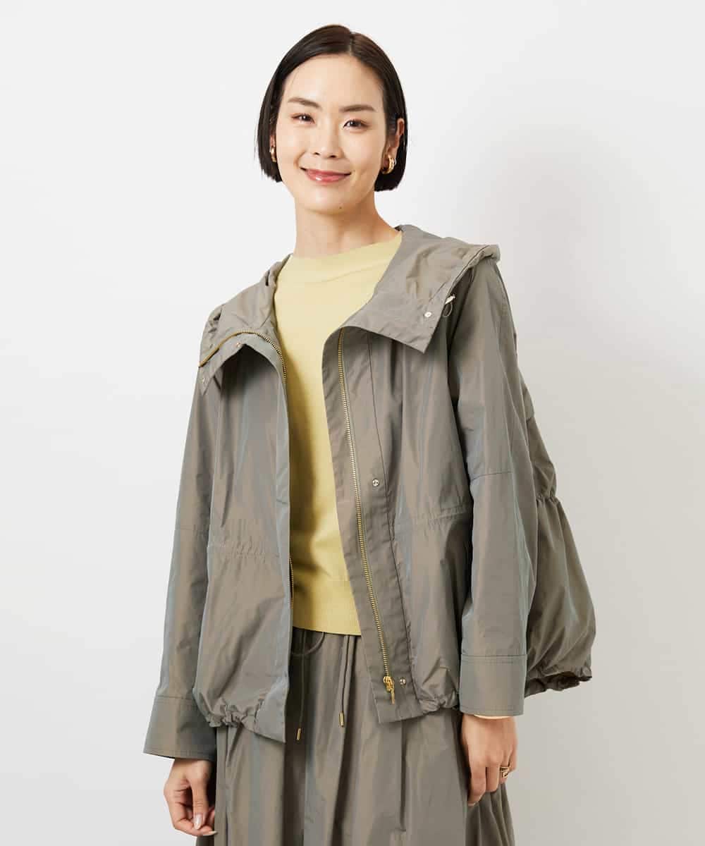 F6JDD05430 MICHEL KLEIN(小さいサイズ)(メゾン ドゥ サンク) [小さいサイズ]ライトマウンテンパーカー カーキ