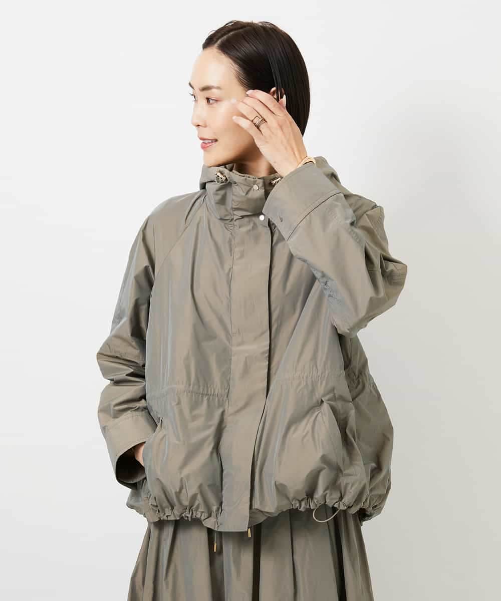 F6JDD05430 MICHEL KLEIN(小さいサイズ)(メゾン ドゥ サンク) [小さいサイズ]ライトマウンテンパーカー カーキ