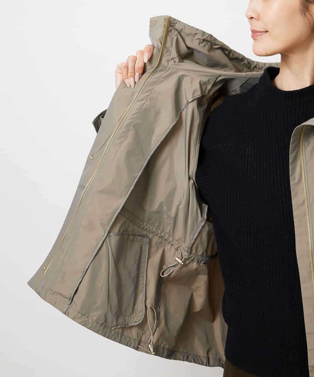 F6JDD05430 MICHEL KLEIN(小さいサイズ)(メゾン ドゥ サンク) [小さいサイズ]ライトマウンテンパーカー カーキ