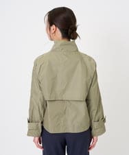 F6JGD09390 MICHEL KLEIN(小さいサイズ)(メゾン ドゥ サンク) [小さいサイズ]スタンドカラーショートブルゾン ベージュ