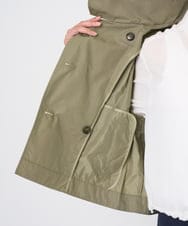 F6JGD09390 MICHEL KLEIN(小さいサイズ)(メゾン ドゥ サンク) [小さいサイズ]スタンドカラーショートブルゾン ベージュ