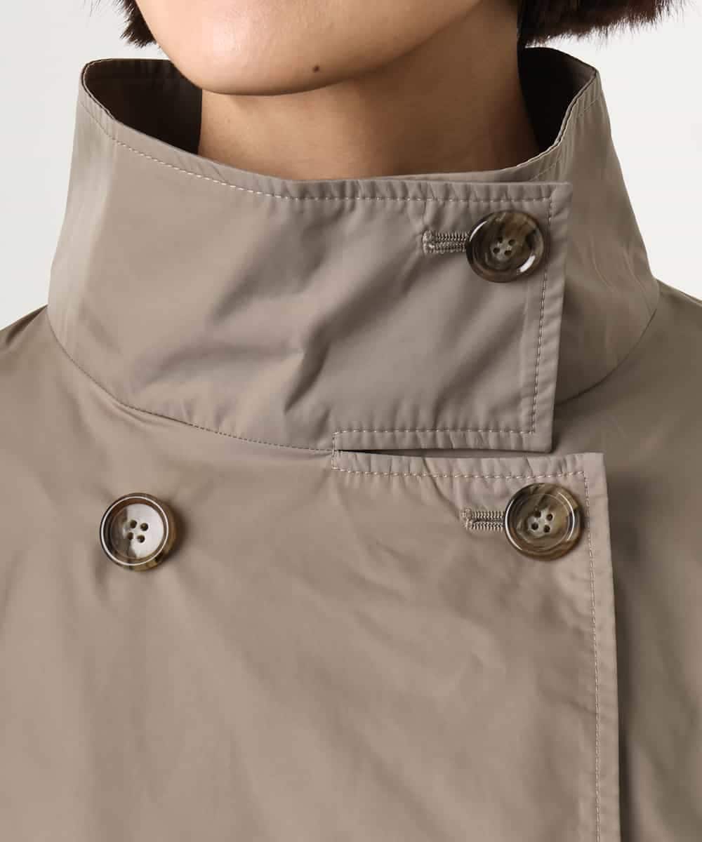 F6JGD09390 MICHEL KLEIN(小さいサイズ)(メゾン ドゥ サンク) [小さいサイズ]スタンドカラーショートブルゾン ベージュ