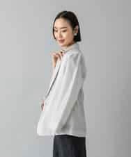 F6JGD21330 MICHEL KLEIN(小さいサイズ)(メゾン ドゥ サンク) [小さいサイズ]リラクシ―テーラードジャケット ブラウン