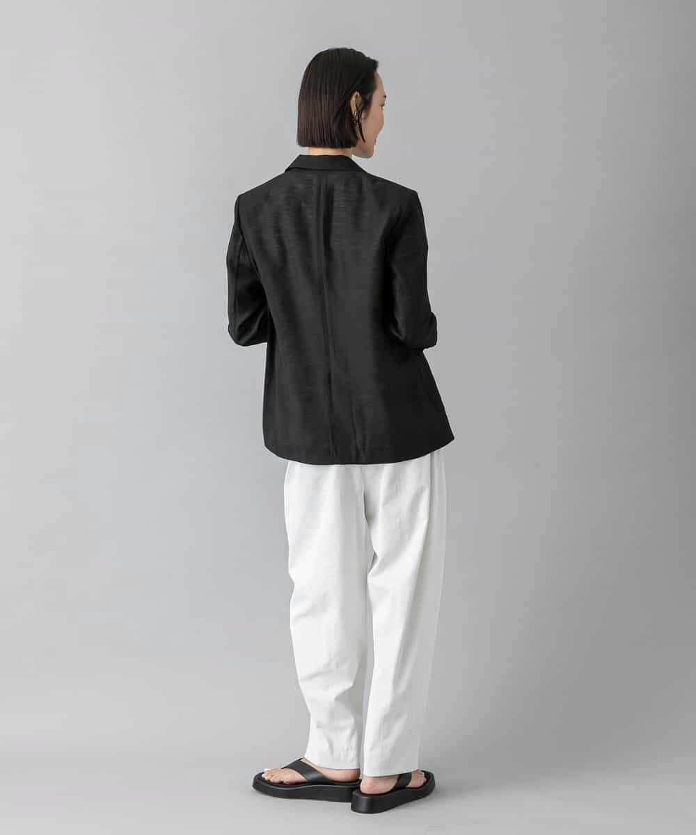 F6JGD21330 MICHEL KLEIN(小さいサイズ)(メゾン ドゥ サンク) [小さいサイズ]リラクシ―テーラードジャケット ブラウン